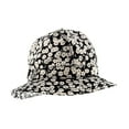 thumbnail image 2 of Dolce & Gabbana 100% Silk Black and White Floral Bucket Hat-56 for Womens, 2 of 4
