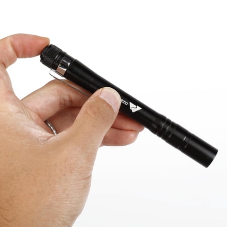 OZARK TRAIL 1500 LUMEN FOCUSING FLASHLIGHT WITH BONUS PENLIGHT, WATERPROOF, BLACK
