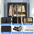 thumbnail image 2 of Catgood 67-Inch Wide Portable Closet Organizers and Storage with 4 Hanging Rods & 8 Shelves, Multi-Functional Wardrobe Clothes Storage for Bedroom, Living Room, Closet, Garage, Dorm, Black, 2 of 13