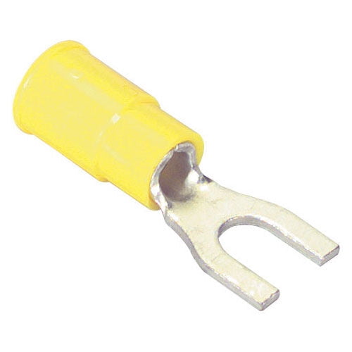 Molex 10 (1210) Fork Spade Lug Crimp Terminal Yellow 50 Pcs