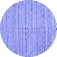 thumbnail image 1 of Ahgly Company Machine Washable Indoor Round Southwestern Blue Country Area Rugs, 3' Round, 1 of 4