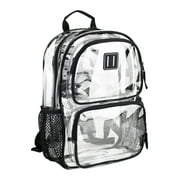 Eastsport Unisex Primo Clear 16 Backpack, Black