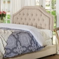 thumbnail image 5 of GDF Studio Dream Contemporary Fabric Tufted King/Cal King Headboard, Light Beige, 5 of 5