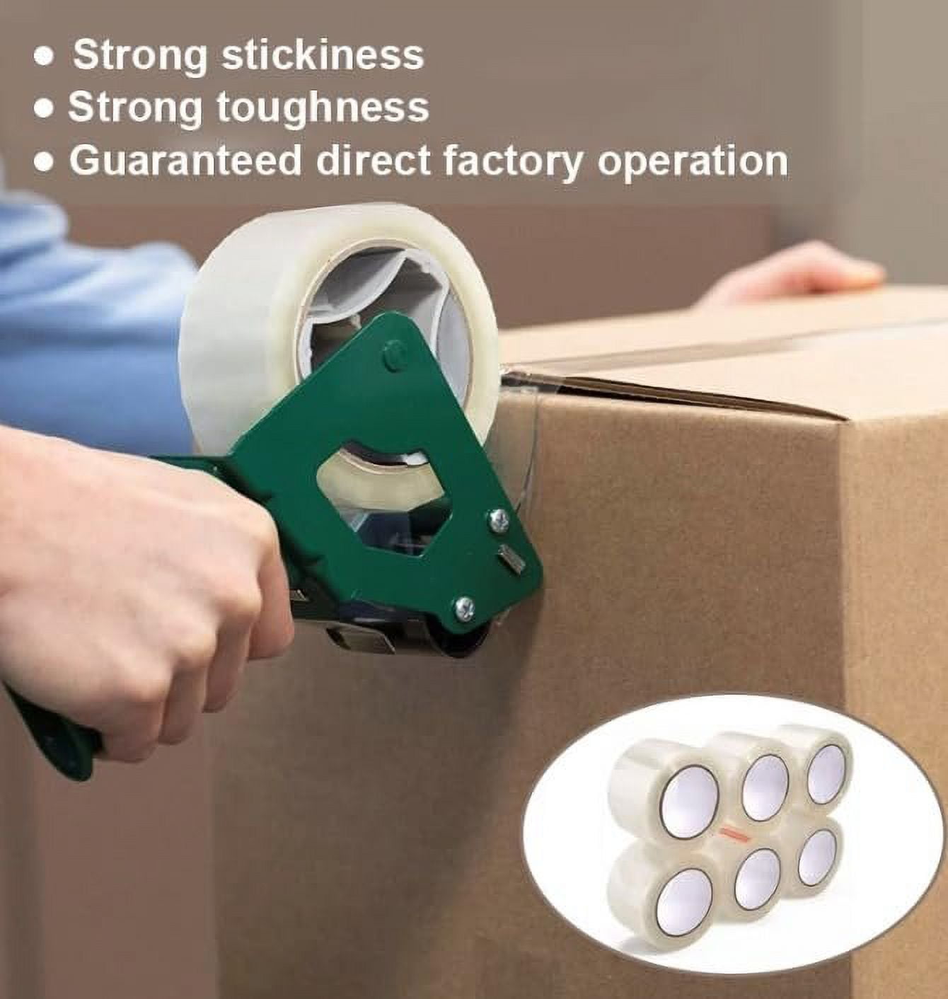 supplyhut 36 Rolls Shipping Packaging Box Packing Sealing Tape 2 mil 3" x 110 Yard 330FT