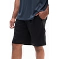 thumbnail image 6 of DEVOPS 2 Pack Men's Loose-Fit 10" Workout Gym Shorts with Pockets (Large, Black/Black(Red)), 6 of 7