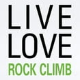 thumbnail image 2 of CafePress - Live Love Rock Climb Infant Bodysuit - Baby Light Bodysuit, Size Newborn - 24 Months, 2 of 4