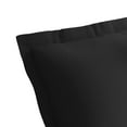 thumbnail image 3 of Bed Maker's Tailored Euro Pillow Sham, Black, 3 of 6