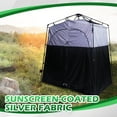 thumbnail image 6 of Oversized Instant Pop-Up Privacy Tent for Camping, Outdoor Showers, and Toilets (2 Room), 6 of 7
