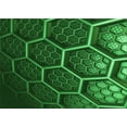 thumbnail image 1 of Ahgly Company Indoor Rectangle Patterned Deep Emerald Green Area Rugs, 2' x 3', 1 of 6