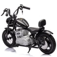 thumbnail image 2 of BISHE 36V Electric Dirt Bike for Boys & Girls, 350W Ride on Electric Motorcycle with Twist Grip Throttle, Power-off Brake, Headlight, Key Start, Speed up to 15 mph, Age 8+, 2 of 6