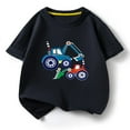 thumbnail image 2 of T-Shirts à Manches Courtes pour Tout-Petits Garçons T-Shirts d'Été Hauts Graphiques de Dessins Animés Tees, 2 of 3