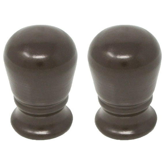 Urbanest Torrent Lamp Finial – 1-13/16 Inch Tall, Bronze – Decorative Lamp Shade Finial for Table & Floor Lamps- 2 Pieces