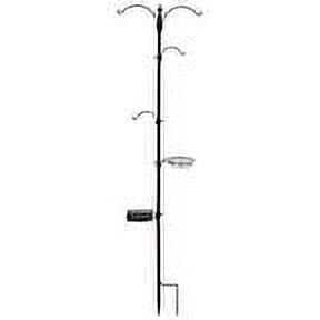 Sorbus  Bird Feeding Bath Station, Metal Deck Pole for Bird Feeders