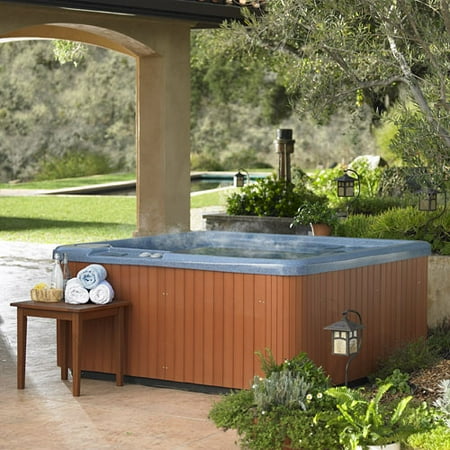 6-Seat Keys Veracruz 30-Jet Hot Tub Spa, Blue Shell