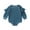 Blue, variant on Infant Baby Girl Knit Sweater Bubble Romper Oversized Crewneck Sweatshirt Jumpsuit Cute Fall Outfits For Kids Vêtements Pour Enfants Size 6-12 Months