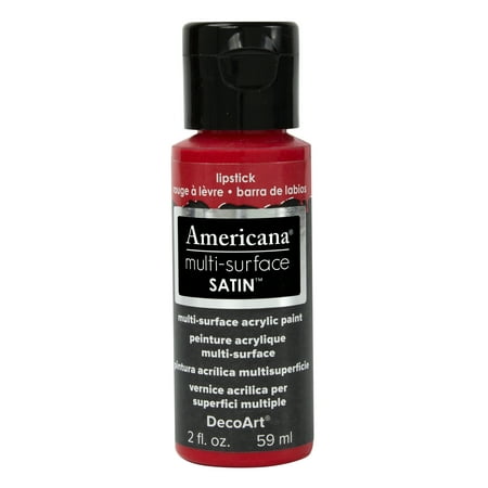 UPC: 0766218065223 | DecoArt Americana Multi-Surface Acrylic Paint 2 oz. Lipstick
