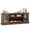 Grey, variant on Yeahumalia Electric Fireplace TV Stand for 80'' TVs, 36'' Fireplace, Wooden Media Console, Living Room/Bedroom, White