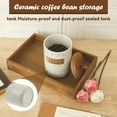 thumbnail image 6 of Grusce Ceramic Food Storage Containers with Lid, Modern Farmhouse Kitchen Decor, Countertop Food Storage Caddy Organizer, 27oz Coffee Bean Storage, Coffee Container for Coffee Holder, 6 of 11