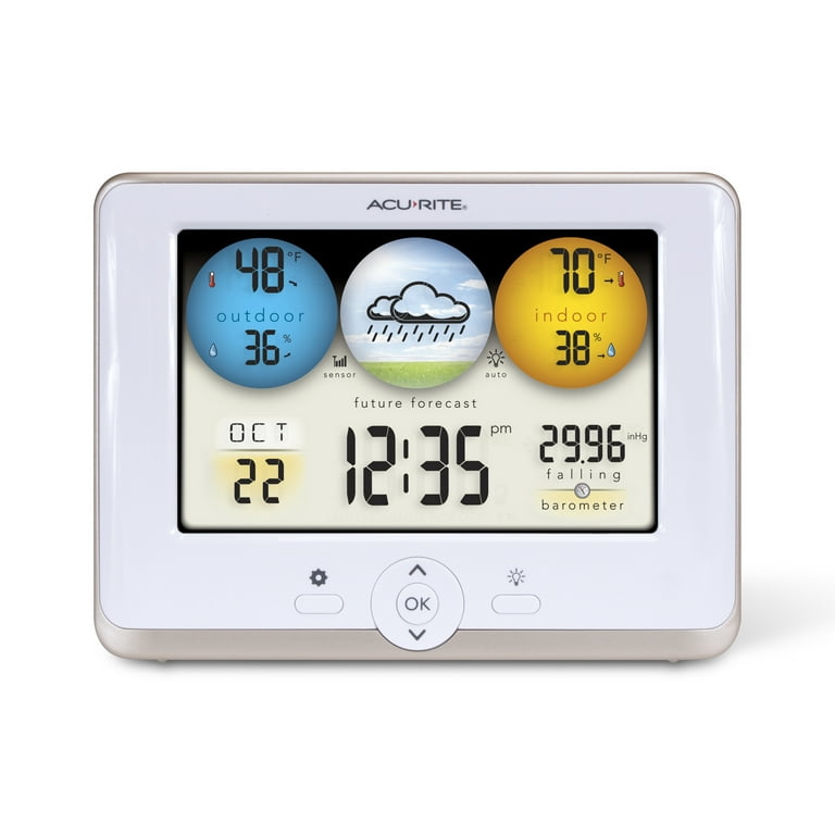 AcuRite Weather Station Lightning Forecaster with Indoor/Outdoor
