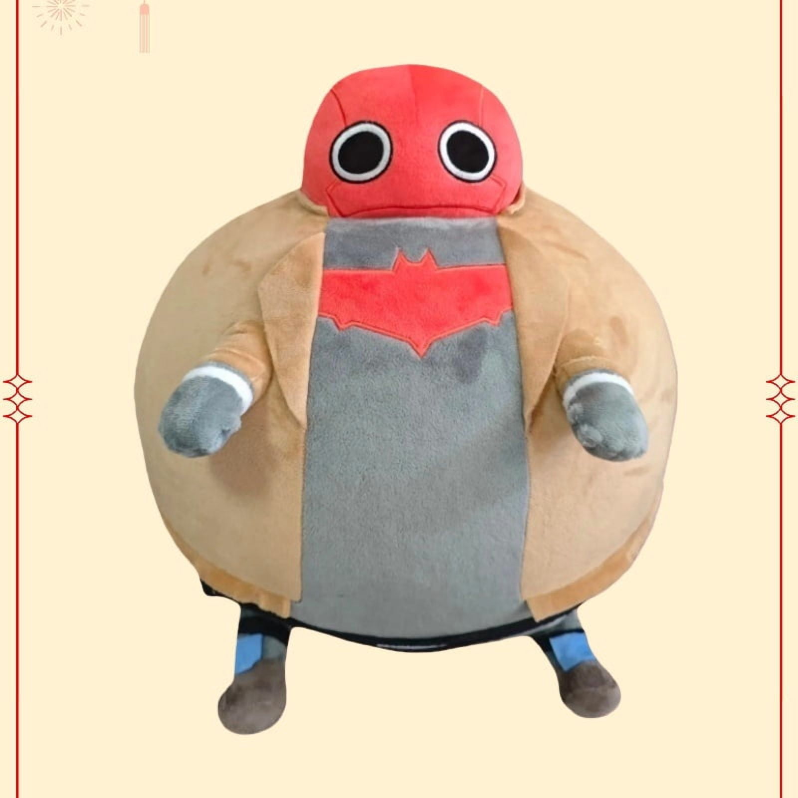 Fat Jason Todd Fatson Plush Toy 11.8 Inch Soft Plushie Dolls Stuffed Animals Cotton Anime Toys Collectable Doll Christmas Halloween Gifts for Boys Girls Friends