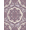 Purple Pink, Pattern 1, variant on ODIKA Purple Distressed Petal Vine Vintage Botanical Pink Boho Refined for Dorm Room, Small Living Apartment, Stain Resistant Low Profile