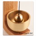 thumbnail image 2 of 2024 Wooden Doorbell Bell Wind Chimes Wireless Doorbell for Home Entrance Door Bell Aesthetic Room Wall Decor-A, 1PCS, 2 of 8