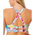 thumbnail image 3 of California Waves Womens Plus Printed Underwire Bikini Swim top, 3 of 4