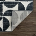 thumbnail image 3 of Abani Rugs Nuevo NUE170A High-contrast Charcoal and Ivory Area Rug 6' x 9' - Cream, 3 of 5