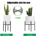 thumbnail image 7 of Iron Telescopic Cross Flower Rack, Adjustable Height and Detachable Plant Stand for Indoor Greenery Display, Versatile Shelf for Small to Medium Potted Plants, 7 of 7