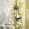thumbnail image 1 of TUWABEII Home Decor Clearance Hummingbird Wind Chime Outdoor Garden Decor, 1 of 5