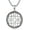 B-Silver, variant on Celtic Necklace for men Sterling Silver Celtic Knot Triquetra Triangle Trinity Necklace Gift for Men