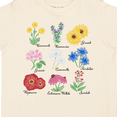 thumbnail image 4 of Inktastic Italian Wild Flower Chart Boys or Girls Toddler T-Shirt, 4 of 5