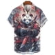 thumbnail image 4 of Nuevas camisas de animales para hombres, ropa con estampado 3D de panda y orco, camisas y blusas casuales de moda para hombres, ropa de hombre de alta calidad, 4 of 5