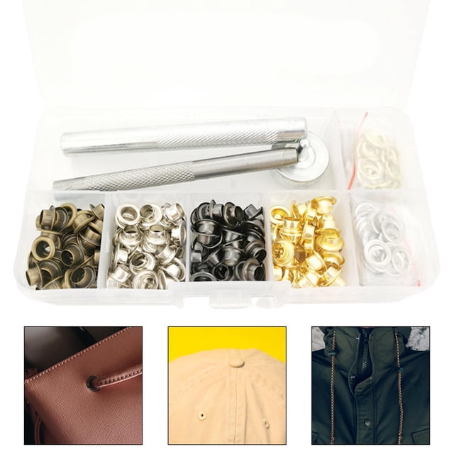 Herramientas de Ojales BLESIY Ojales 5mm 200 juegos