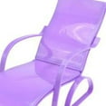 thumbnail image 4 of serony 1/6 Mini Chaise de Maison de Poupée Jouets Miniatures Longue Pont Longue Chaise de Pont Modèle Mini Meubles Non Assemblés Décoration Maison DIY Violet, 4 of 8