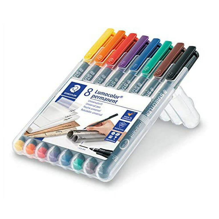 METALLIC MARKERS Box 6 felt pens assorted colours