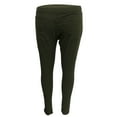 thumbnail image 5 of WTXUE Women's Hyper-stretch Mid-Rise Skinny Jeans Green, 5 of 7