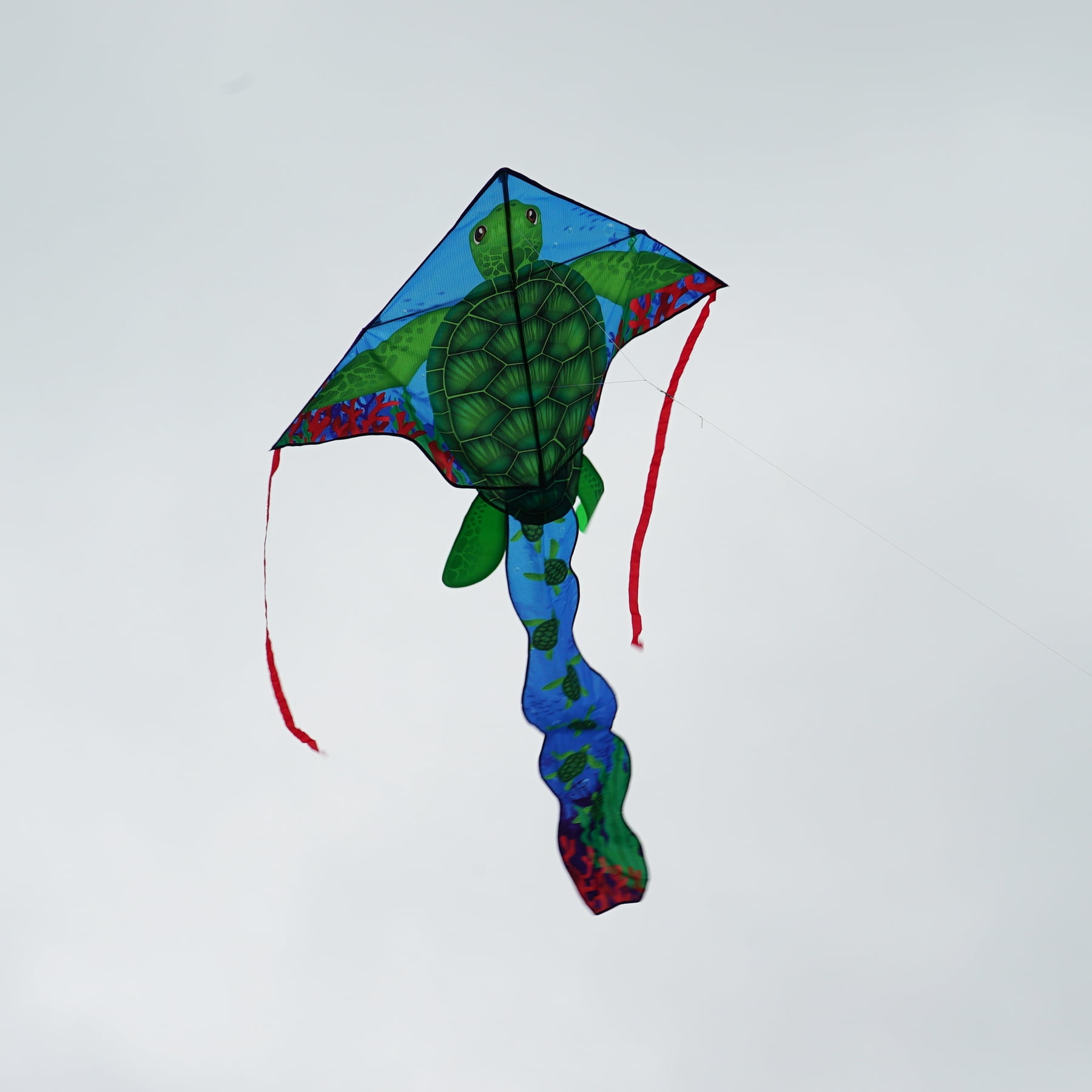 In the Breeze 3322 — Sea Turtle 45 Inch Fly-Hi Kite - Fun, Easy Flying Kite for All Ages