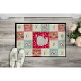 thumbnail image 2 of White Dominant Chinchilla Love Door Mat, 2 of 4