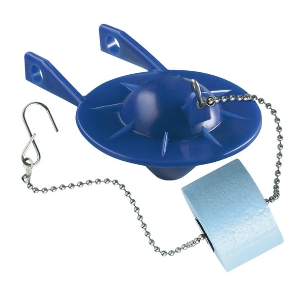 SterlingKinkead 166066 2 in. Toilet Flapper with Float, Blue
