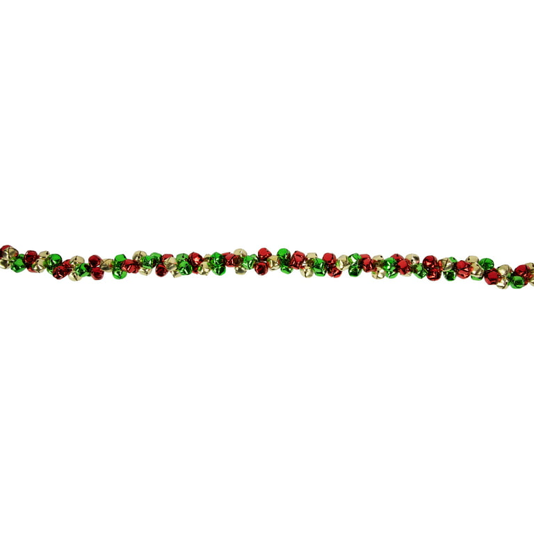 5' Jingle Bell Curly Twig Garland [XC424548] 