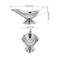 thumbnail image 2 of FELTECHELECTR Bateau Sauce en Acier Inoxydable pour Recevoir avec Design Simple 1Pcs, 2 of 8