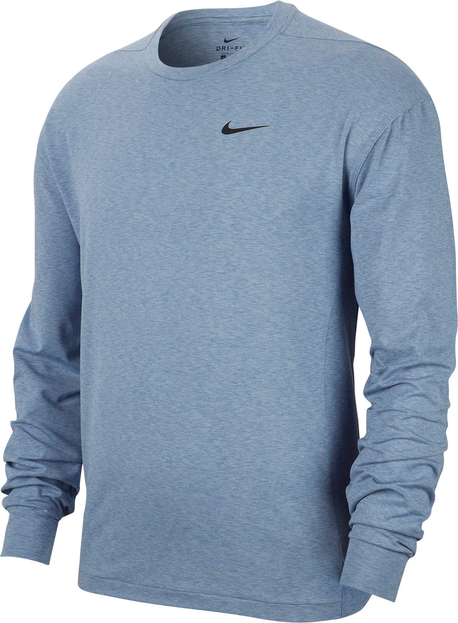 nike men's hyper dry long sleeve tee