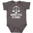 thumbnail image 3 of Inktastic Lawyer Mommy Little Co Counsel Boys or Girls Baby Bodysuit, 3 of 5