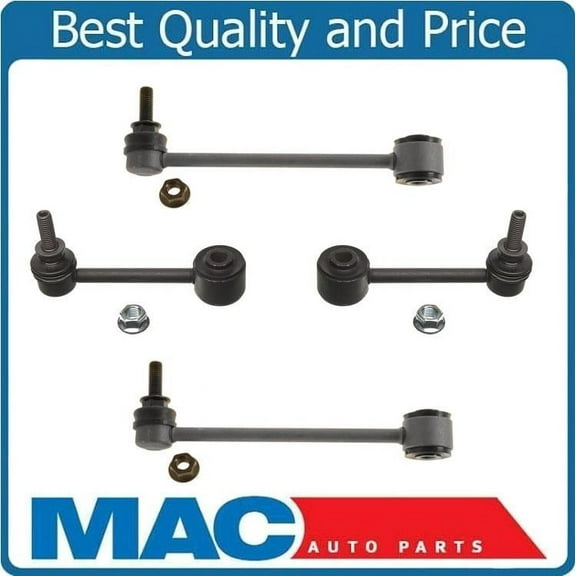 Fits 2007-2015 Jeep Wrangler JK Frt & Rear Stabilizer Sway Bar Link Kit, 4Pc