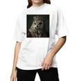 thumbnail image 2 of Majestic Owl in Royal Attire Women's T-shirt, 2 of 3