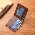 thumbnail image 4 of Cartera corta para hombre, moderna, fina, con múltiples tarjetas, con puntos, horizontal, para negocios, 4 of 5