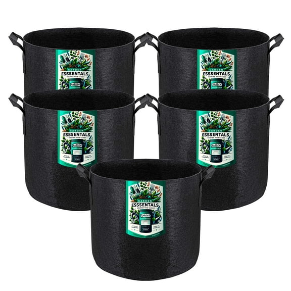 Dstone Multi-Pack Grow Bags: Eco-Friendly, Durable, Lightweight for Better Plant Growth and Drainage ( 7 Gallon)