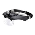 thumbnail image 2 of Professional Headith LED Lamp 4 Lenses, Headset Magnifying Glasses for Reading Sewing, 2 of 6