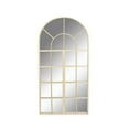 thumbnail image 5 of DecMode 24" x 48" White Window Pane Inspired Wall Mirror with Arched Top, 5 of 11